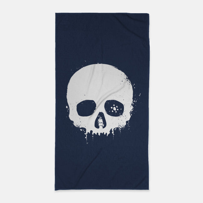 Under The Goon Docks-none beach towel-DrMonekers