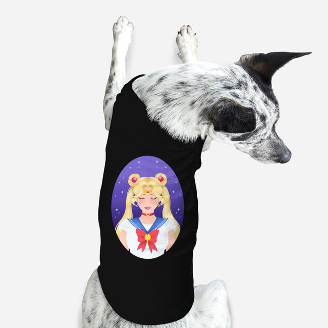 Sailor Stars-dog basic pet tank-kosmicsatellite