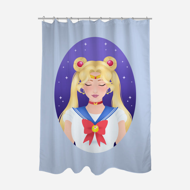 Sailor Stars-none polyester shower curtain-kosmicsatellite