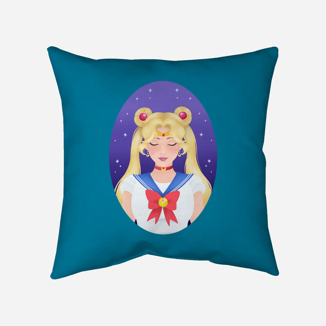 Sailor Stars-none removable cover w insert throw pillow-kosmicsatellite