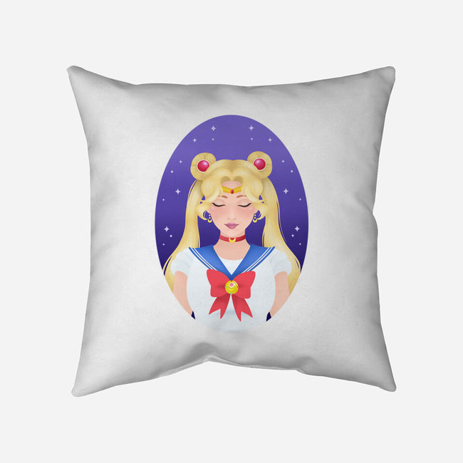 Sailor Stars-none removable cover w insert throw pillow-kosmicsatellite