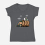 Oktoberfest Nuts-womens v-neck tee-Boggs Nicolas