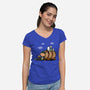 Oktoberfest Nuts-womens v-neck tee-Boggs Nicolas