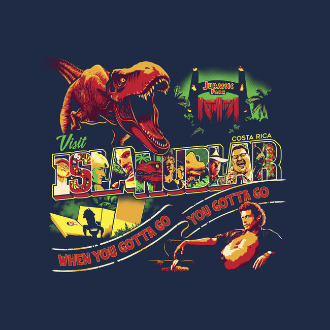 Visit Isla Nublar-womens basic tee-goodidearyan