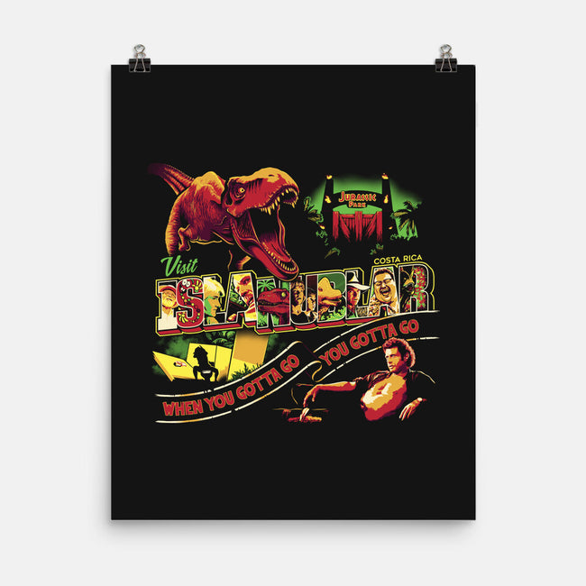 Visit Isla Nublar-none matte poster-goodidearyan