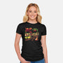 Visit Isla Nublar-womens fitted tee-goodidearyan