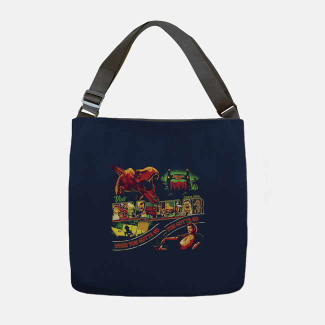 Visit Isla Nublar-none adjustable tote-goodidearyan