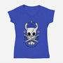 The Child Of The Abyss-womens v-neck tee-Alundrart
