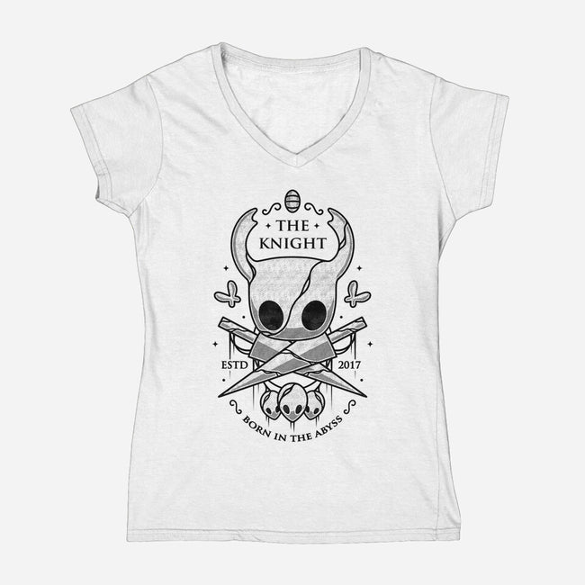 The Child Of The Abyss-womens v-neck tee-Alundrart