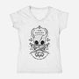 The Child Of The Abyss-womens v-neck tee-Alundrart