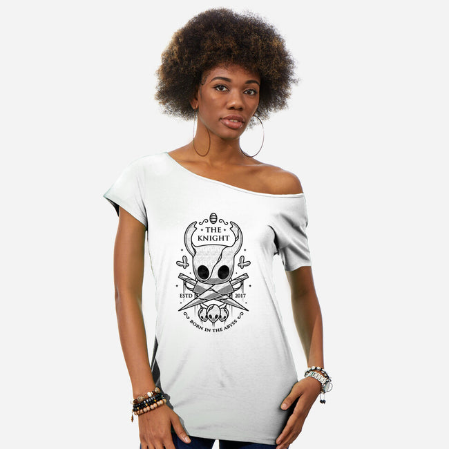 The Child Of The Abyss-womens off shoulder tee-Alundrart