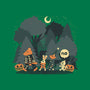 Halloween Forest-none polyester shower curtain-tobefonseca