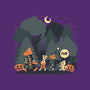 Halloween Forest-none removable cover throw pillow-tobefonseca