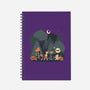 Halloween Forest-none dot grid notebook-tobefonseca