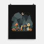 Halloween Forest-none matte poster-tobefonseca