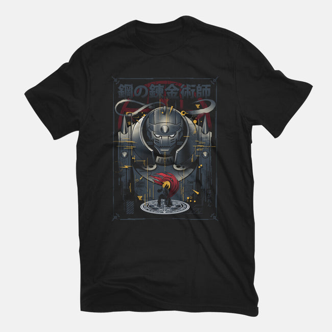 The Armored Alchemist-mens basic tee-silentOp