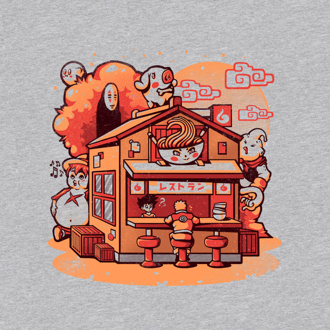 Anime Ramen Shop-womens v-neck tee-eduely