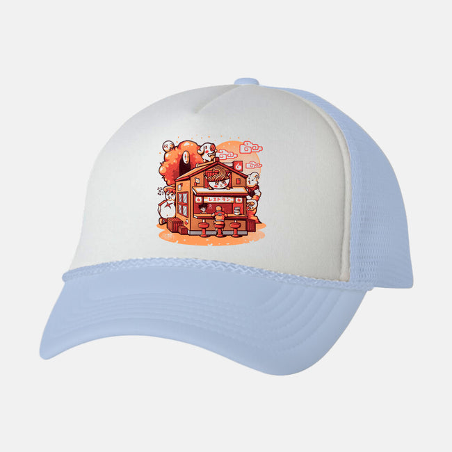 Anime Ramen Shop-unisex trucker hat-eduely