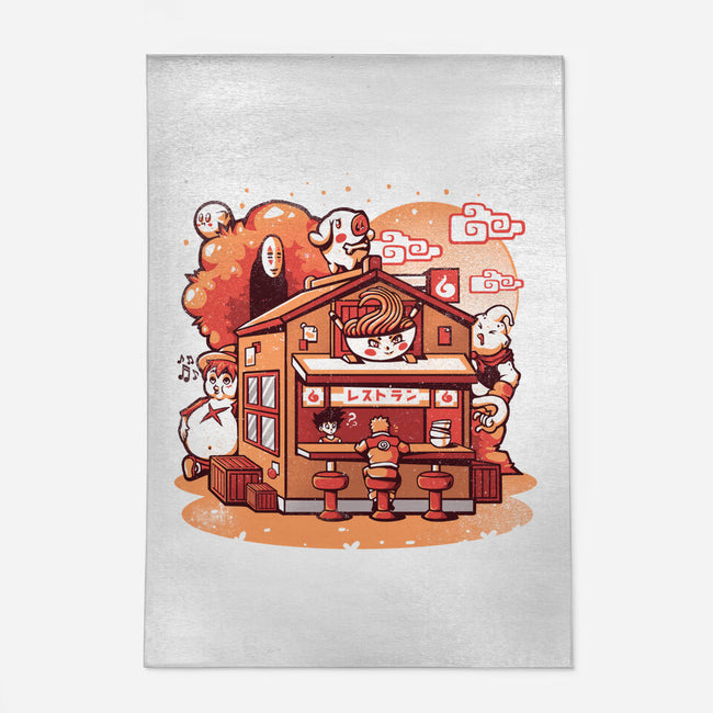 Anime Ramen Shop-none outdoor rug-eduely
