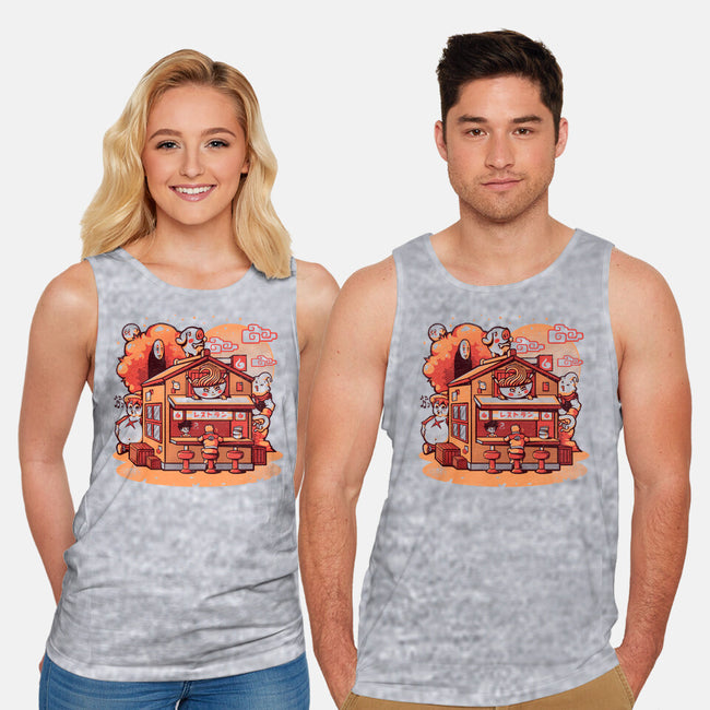 Anime Ramen Shop-unisex basic tank-eduely