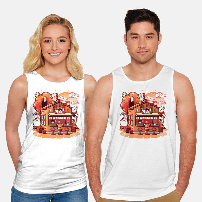 Anime Ramen Shop-unisex basic tank-eduely