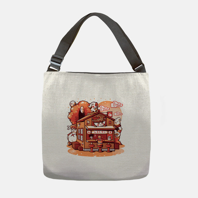 Anime Ramen Shop-none adjustable tote-eduely