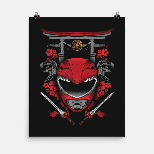 Red Power-none matte poster-RamenBoy
