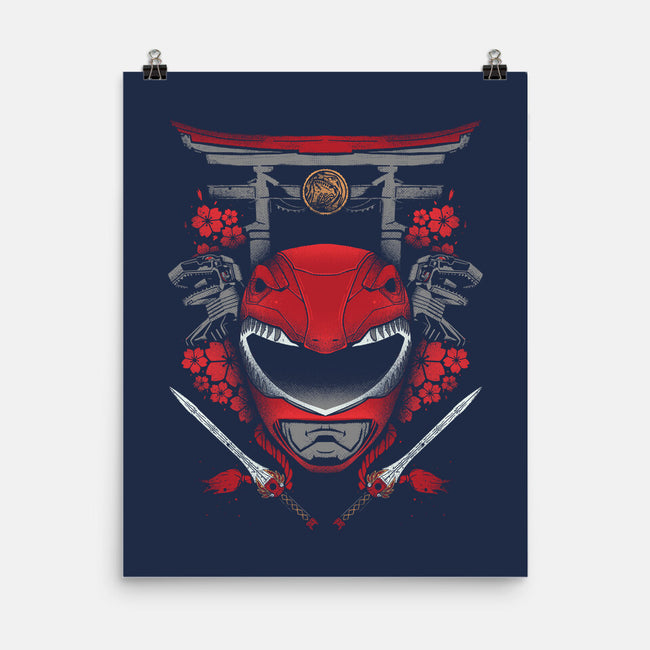 Red Power-none matte poster-RamenBoy