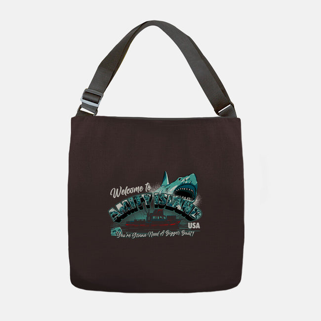 Welcome To Amity Island-none adjustable tote-goodidearyan