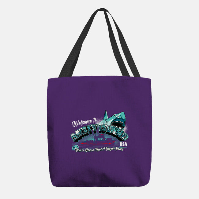 Welcome To Amity Island-none basic tote-goodidearyan