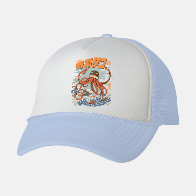 The Tako Sushi-unisex trucker hat-ilustrata