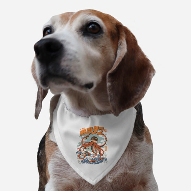 The Tako Sushi-dog adjustable pet collar-ilustrata