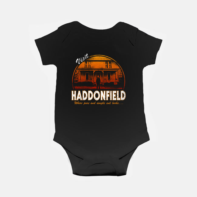 Visit Haddonfield-baby basic onesie-Apgar Arts