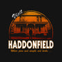 Visit Haddonfield-none removable cover w insert throw pillow-Apgar Arts
