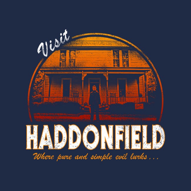 Visit Haddonfield-none removable cover throw pillow-Apgar Arts