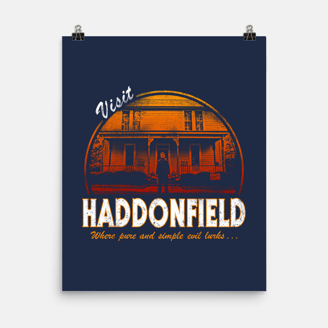 Visit Haddonfield-none matte poster-Apgar Arts