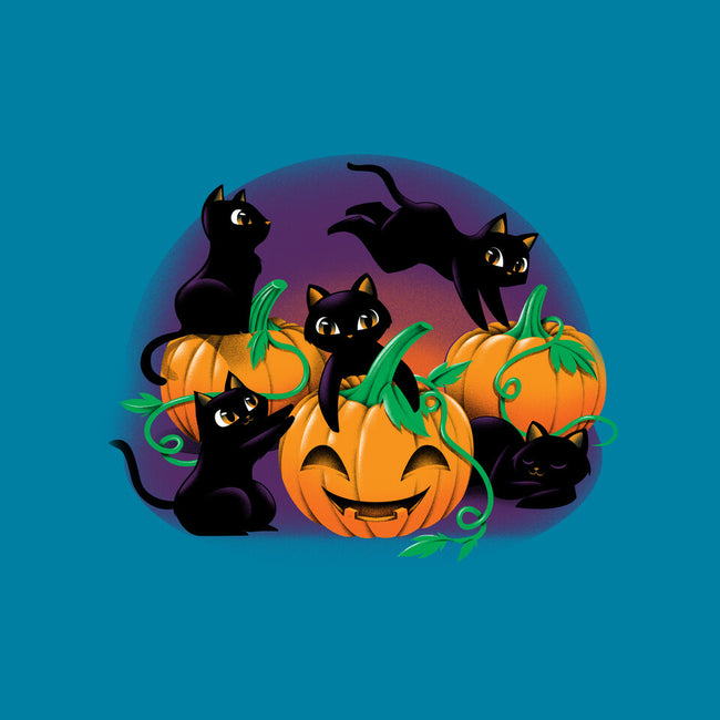 Hello Cat Halloween-none removable cover w insert throw pillow-tobefonseca