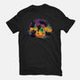 Hello Cat Halloween-womens basic tee-tobefonseca