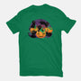 Hello Cat Halloween-mens heavyweight tee-tobefonseca