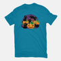 Hello Cat Halloween-mens heavyweight tee-tobefonseca