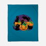 Hello Cat Halloween-none fleece blanket-tobefonseca