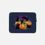 Hello Cat Halloween-none zippered laptop sleeve-tobefonseca