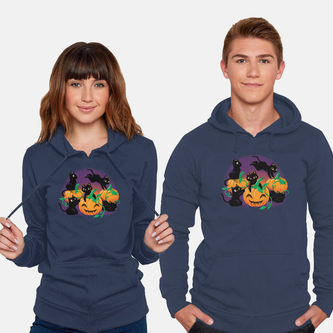Hello Cat Halloween-unisex pullover sweatshirt-tobefonseca