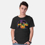 Hello Cat Halloween-mens basic tee-tobefonseca