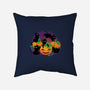 Hello Cat Halloween-none removable cover w insert throw pillow-tobefonseca