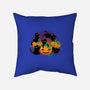 Hello Cat Halloween-none removable cover w insert throw pillow-tobefonseca