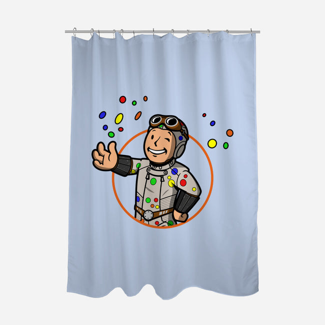 Polka Dot Boy-none polyester shower curtain-Boggs Nicolas