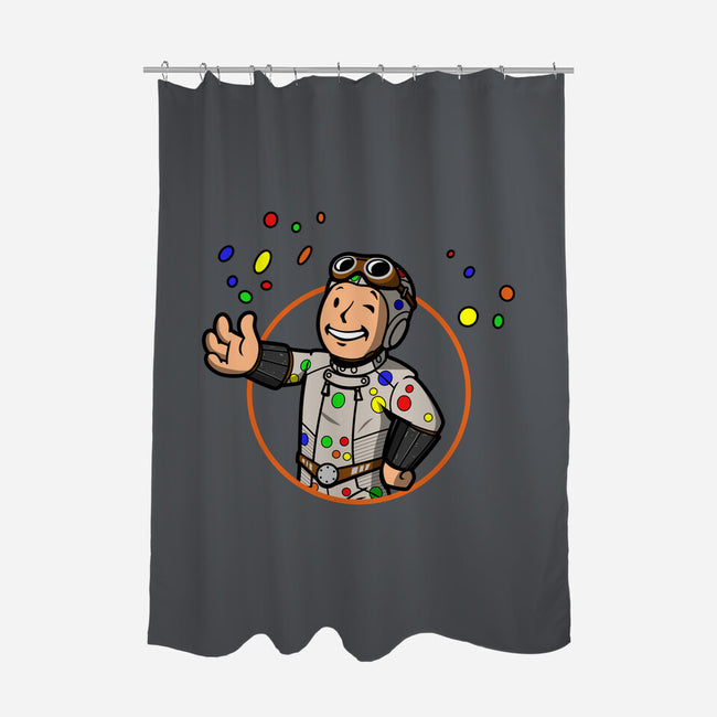 Polka Dot Boy-none polyester shower curtain-Boggs Nicolas