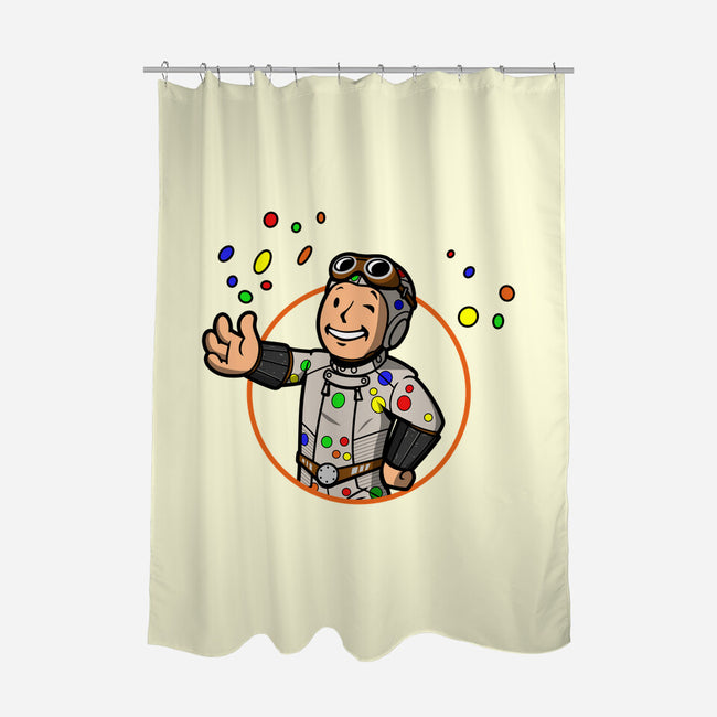 Polka Dot Boy-none polyester shower curtain-Boggs Nicolas