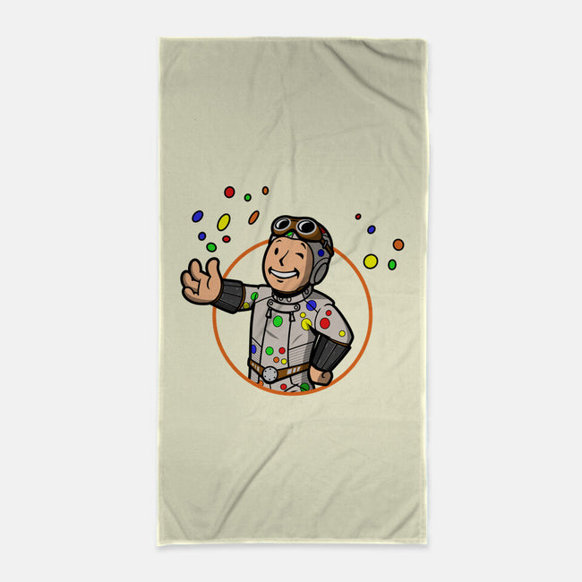 Polka Dot Boy-none beach towel-Boggs Nicolas